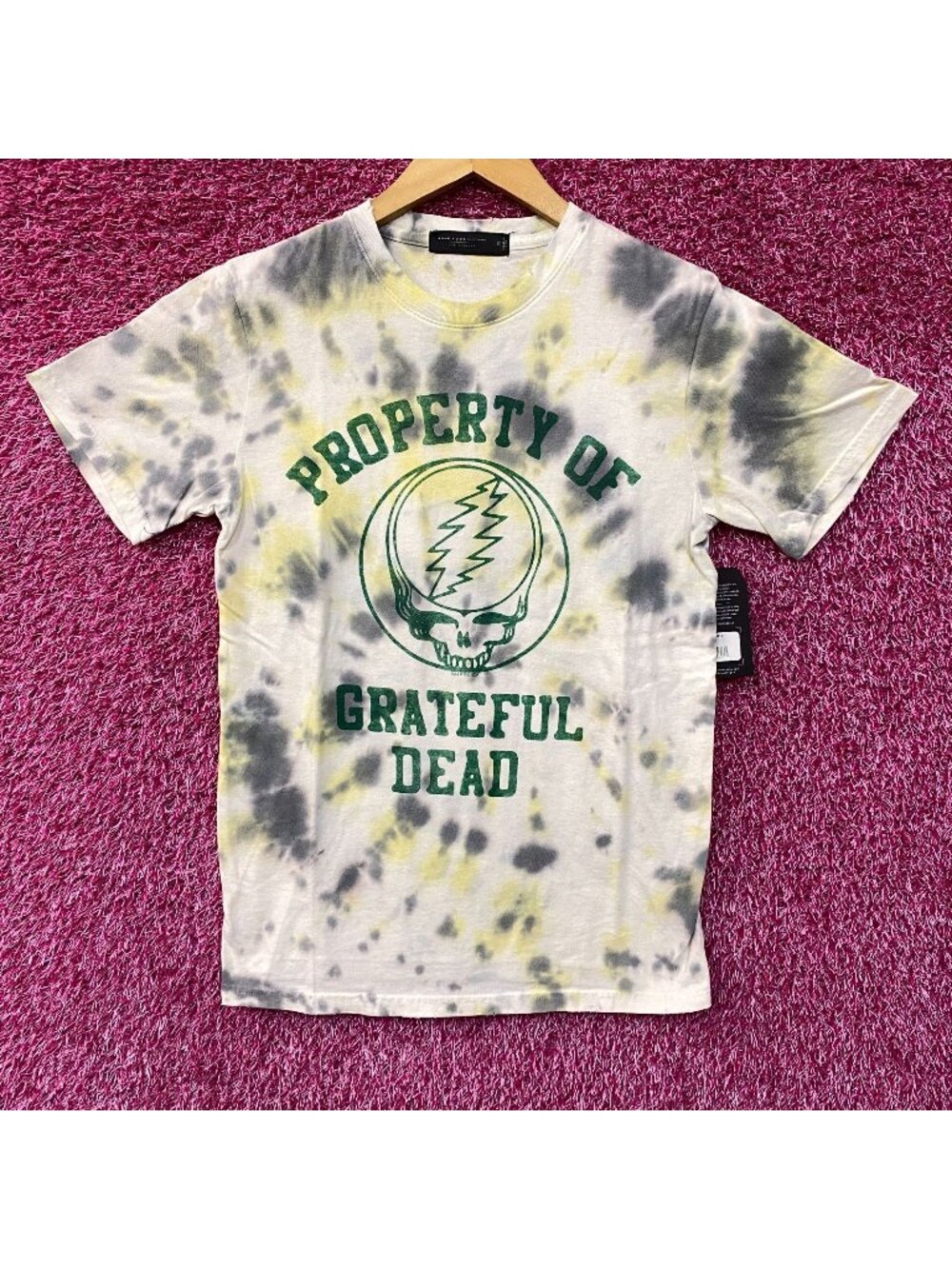Property of Grateful Dead Vintage Style Tie Dye T-Shirt Extra Small